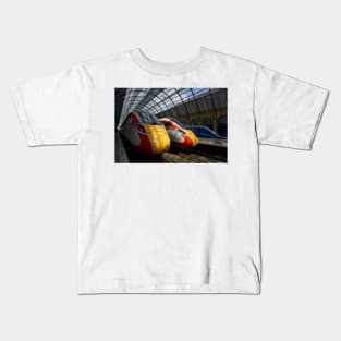 LNER Azuma trains at Kings Cross Kids T-Shirt